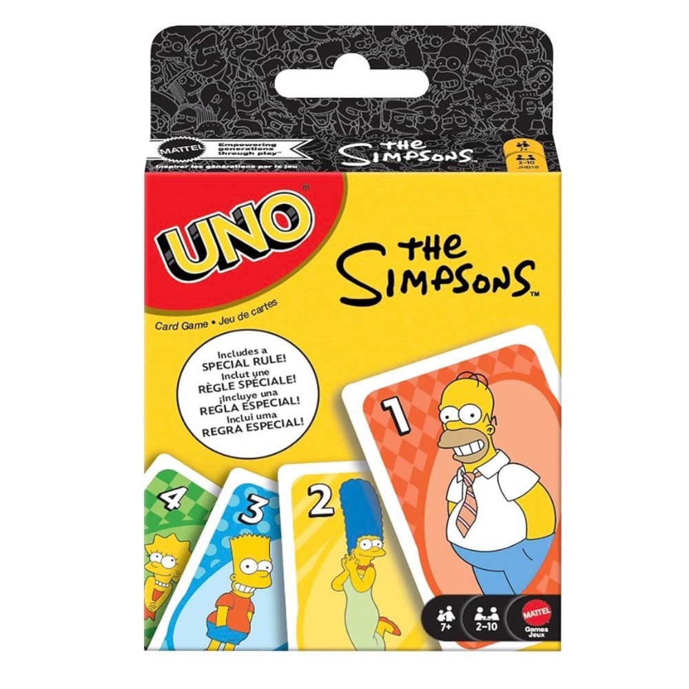 Mattel Games UNO The Simpsons Card Game NEW!!!